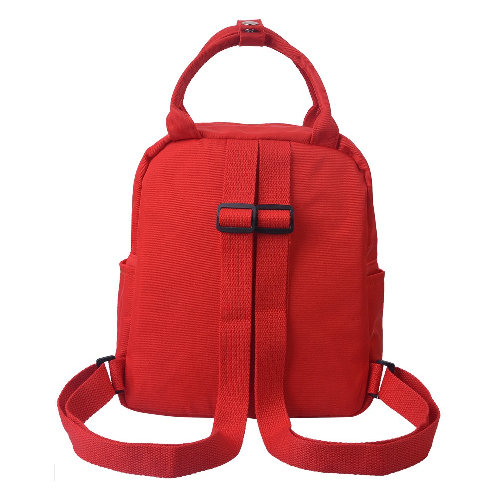 🎒 Me Lady Rugzak – Rood met Bloem | Compact & Vrolijk