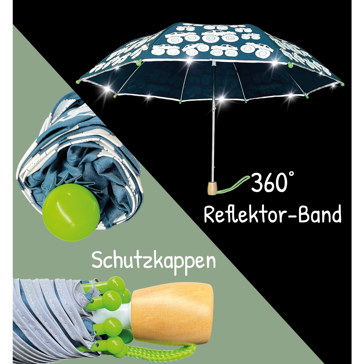 đŠ HECKBO Kinderparaplu â Haaien met Magische Kleurverandering