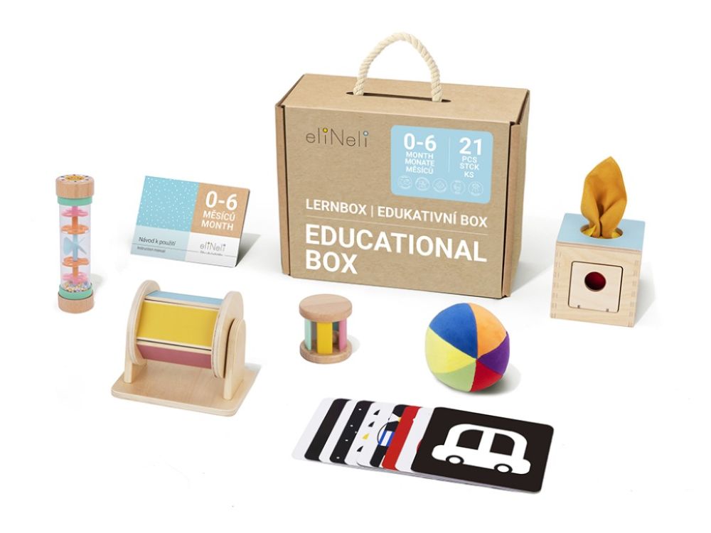 Educatieve Speelbox voor Baby's 0-6 Maanden