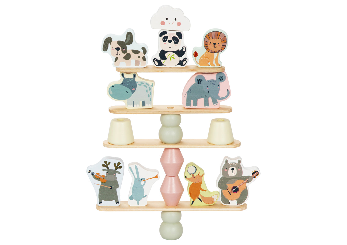 Balansspel met Vrolijke Dieren