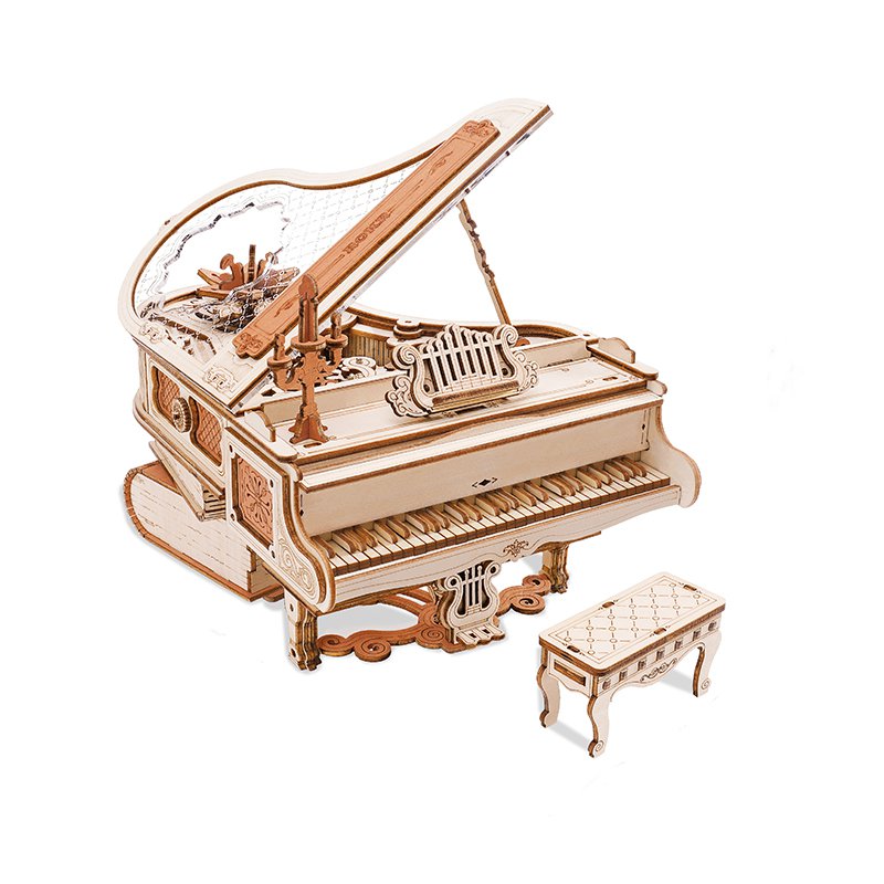 Hout 3D Puzzel Magic Piano