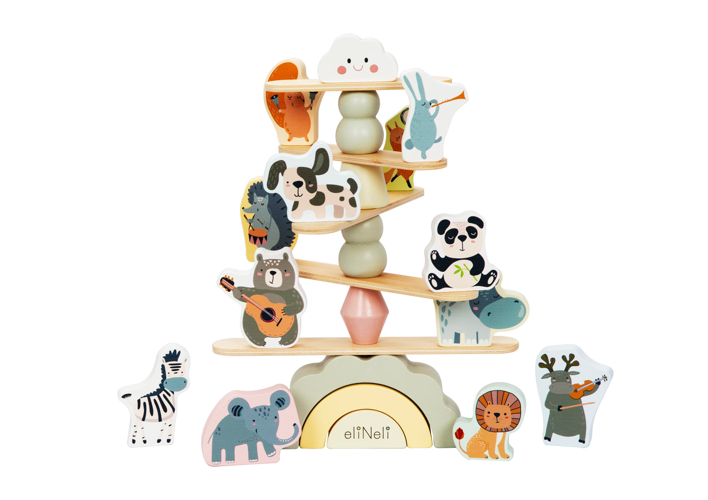 Balansspel met Vrolijke Dieren