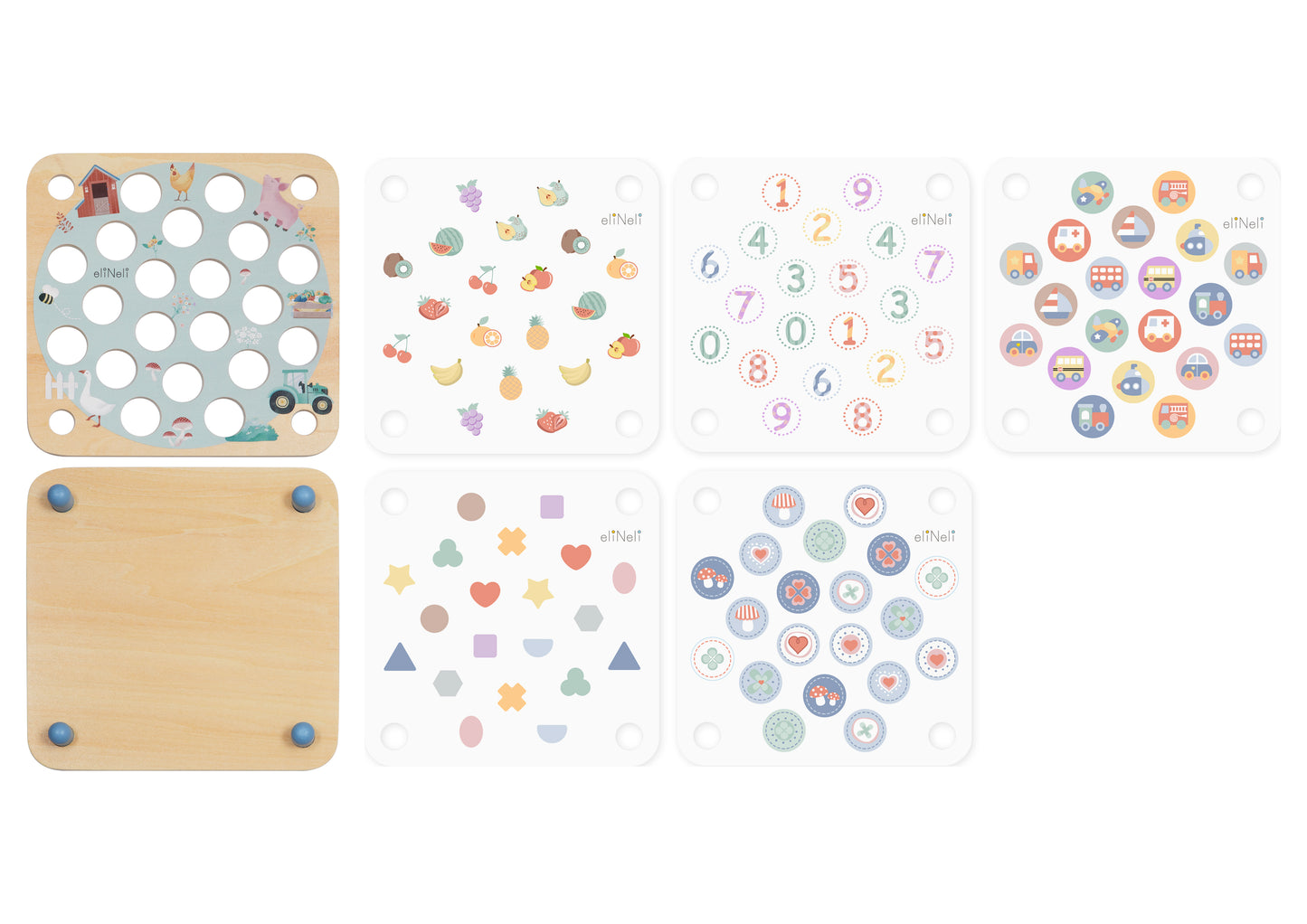 🐝 Houten Bijen Memoryspel – 10-in-1 Educatief Spel voor Kinderen