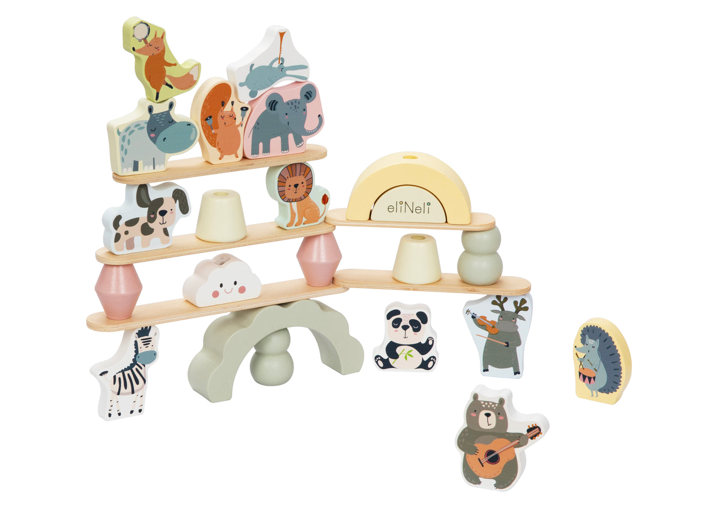 Balansspel met Vrolijke Dieren