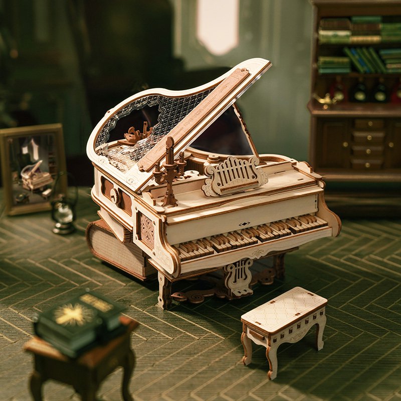 Hout 3D Puzzel Magic Piano