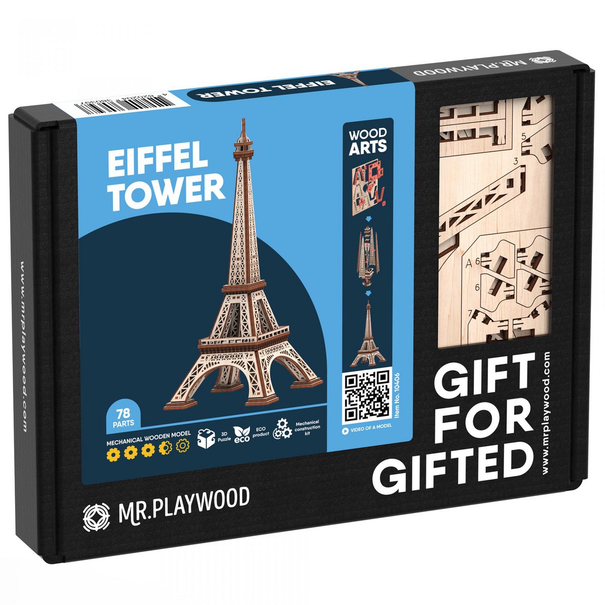 3D Houten Puzzel Eiffeltoren