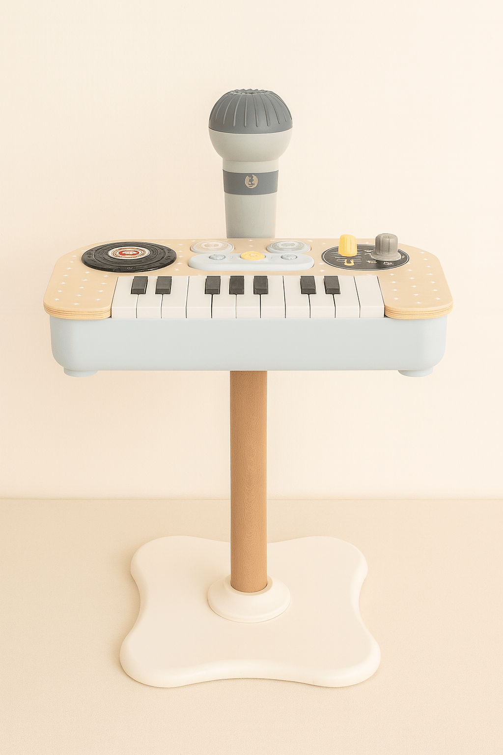 Houten Elektrische DJ-set met Microfoon & Licht- en Geluidseffecten