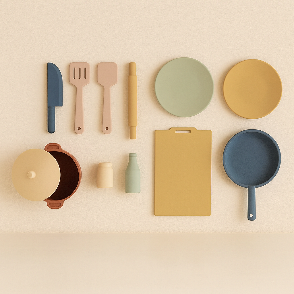 Ensemble de cuisine en silicone Adam - 12 pièces