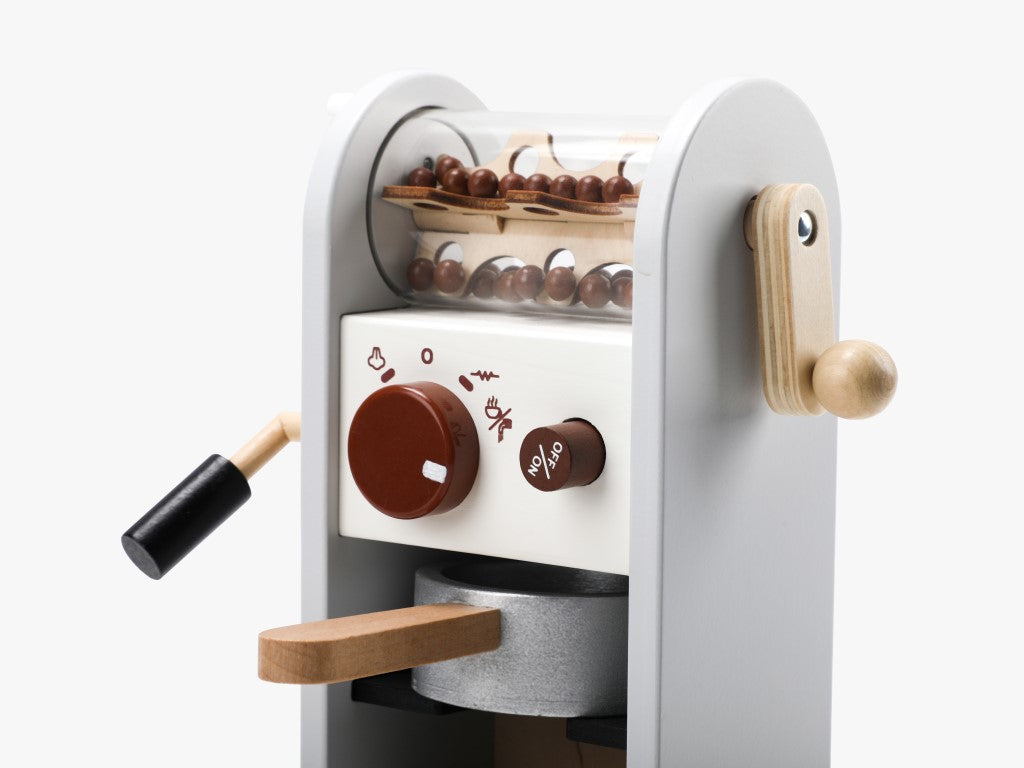 ☕ Houten Kinderkoffiemachine met Accessoires