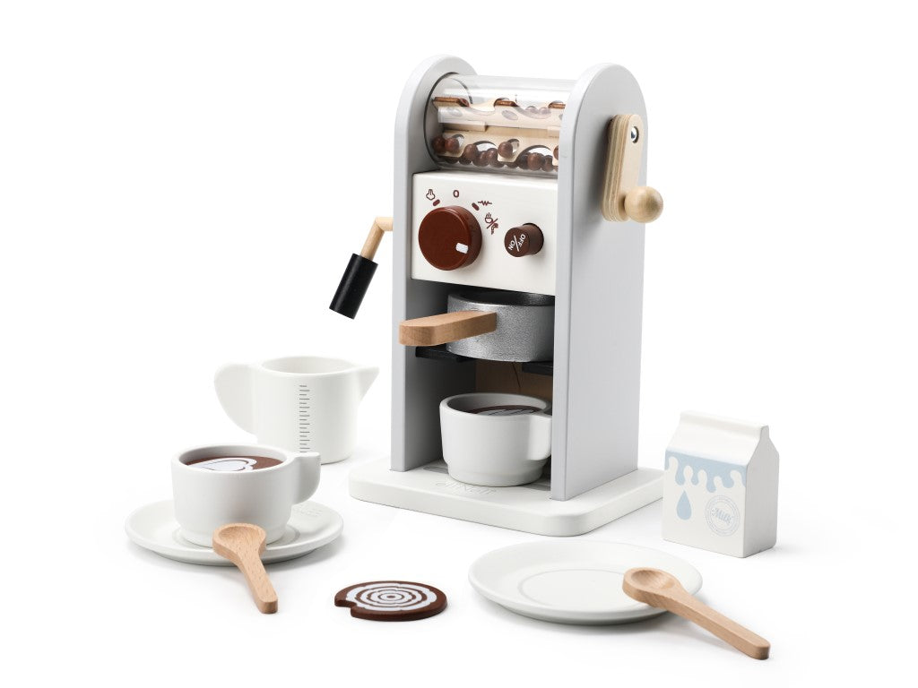 ☕ Houten Kinderkoffiemachine met Accessoires