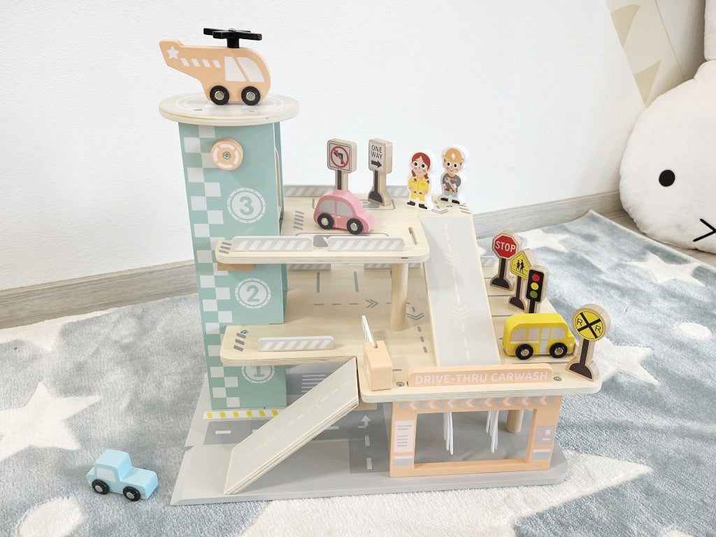 Houten Speelgoedgarage