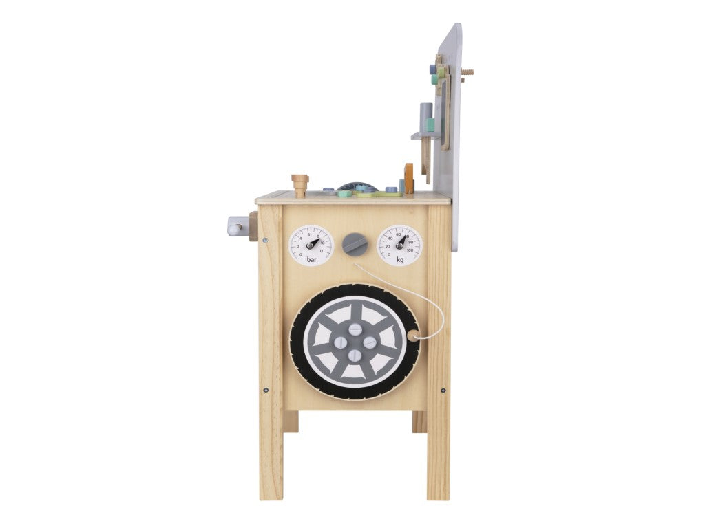 🔧 Houten Kinderwerkbank met Gereedschap – 73-delig