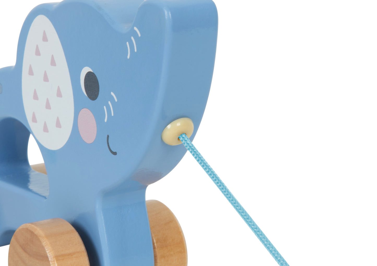 Houten Trekfiguur olifant