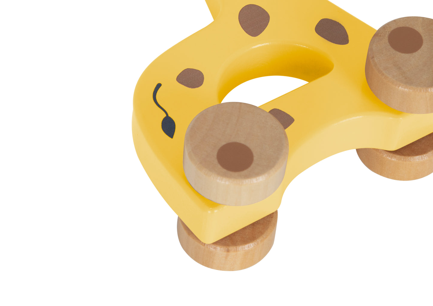 Houten Trekfiguur – Giraffe