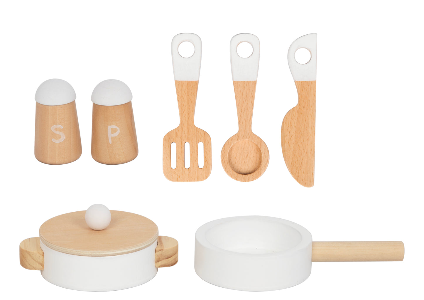 🍳 Houten Kinderkeuken met Accessoires – Educatief Speelgoed