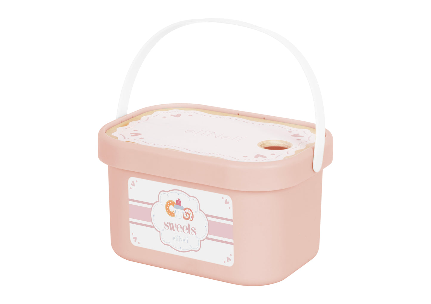 Houten Theeservies Kind – Met Taart en Snoep in Opbergbox – 3-in-1 Speelset – Educatief Rollenspel vanaf 3 jaar