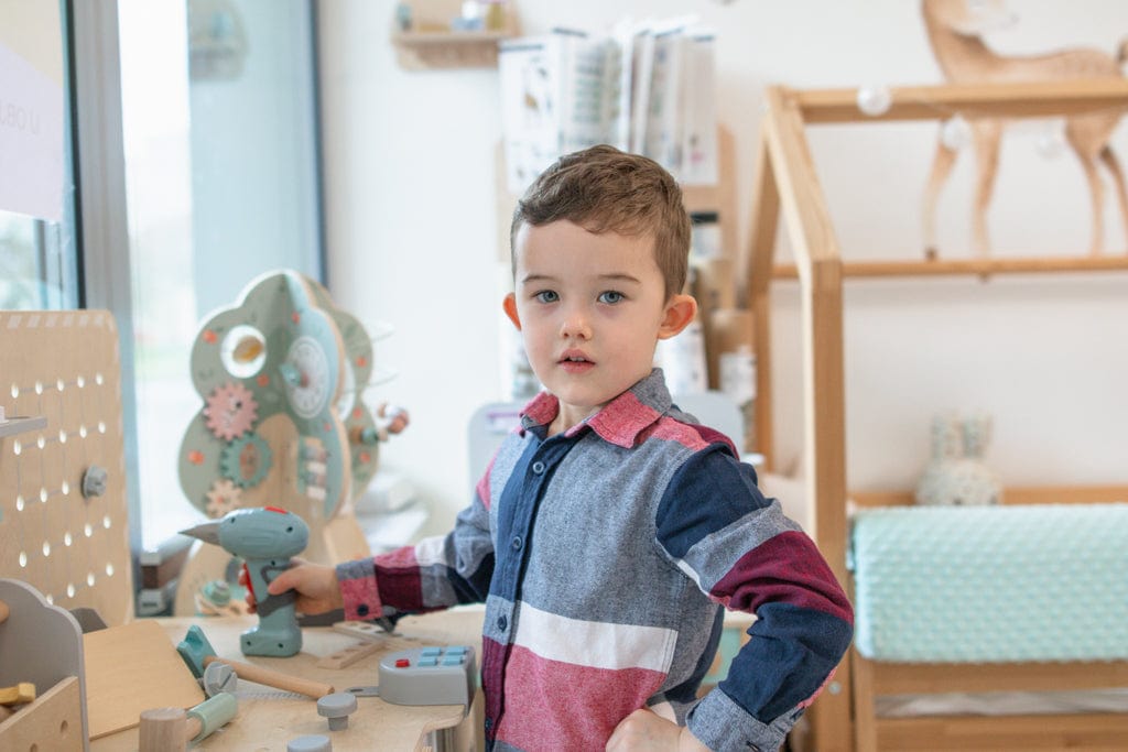 🔧 XXL Houten Werkbank voor Kinderen met Gereedschapsriem & Geluidseffecten | 75-delig