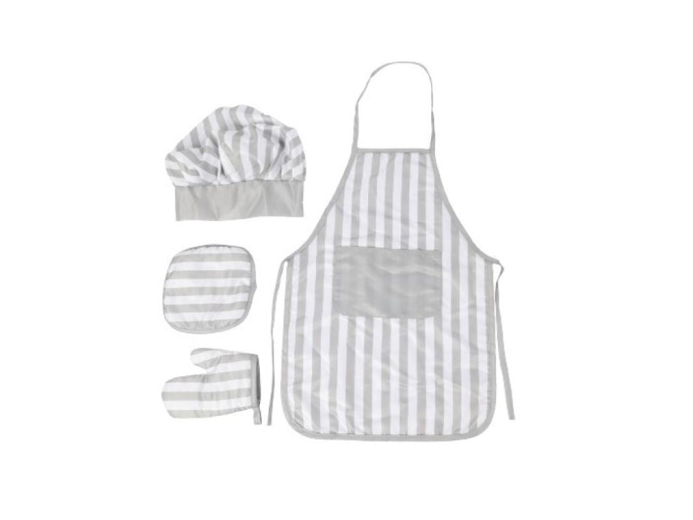 Houten Speelkeuken – Scandinavisch Grijs met GRATIS Textielset