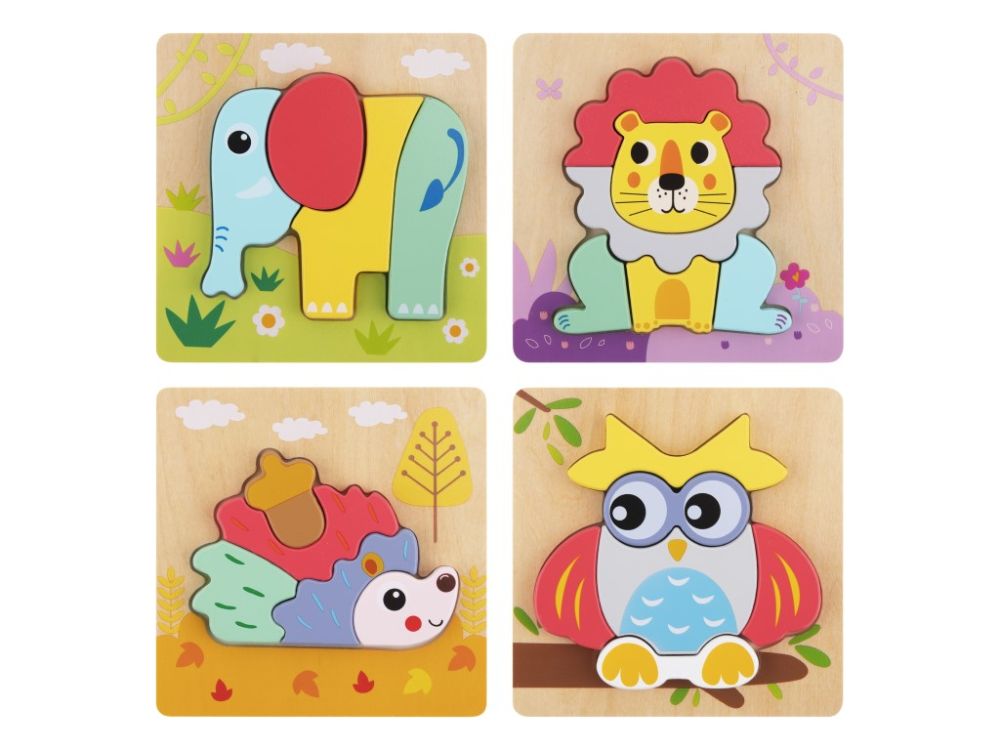 Educatieve speelbox 13–18 maanden – houten Montessori speelgoedset met puzzels, hamerbank, stapelbekers en boek over emoties