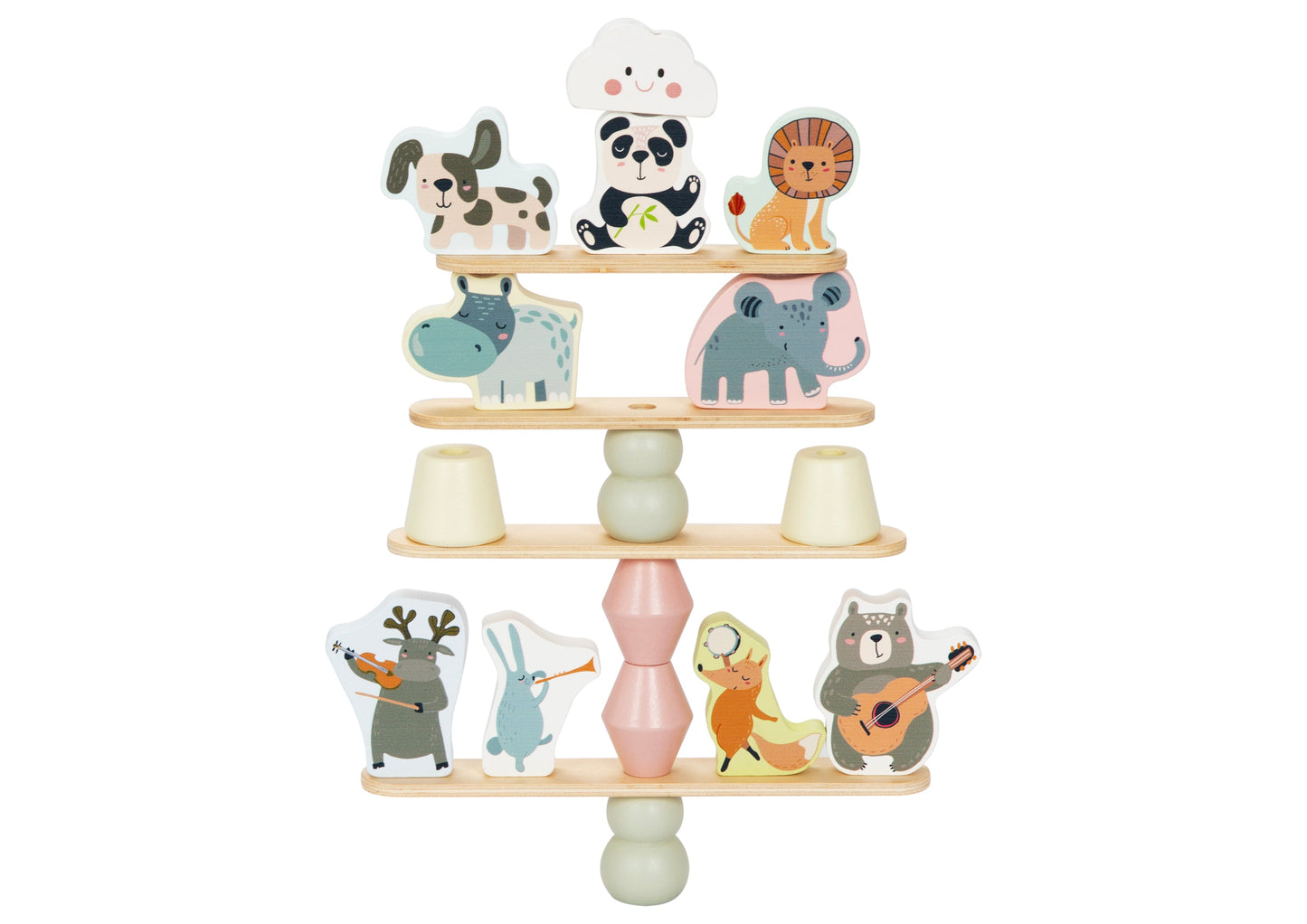 Balansspel met Vrolijke Dieren