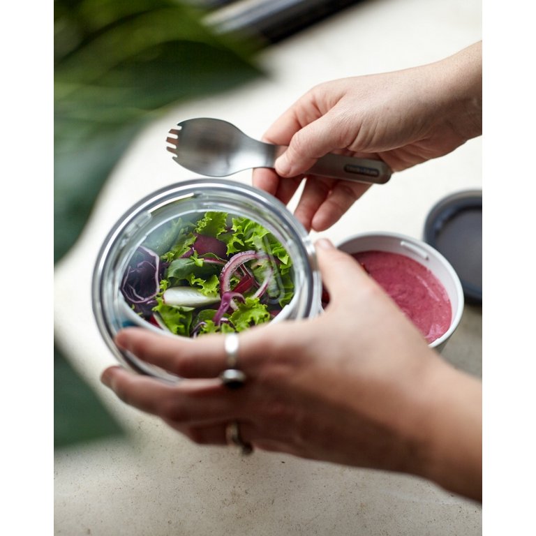 Black+Blum Lunch Pot – 0,9 L | Lichtgewicht & Lekvrij | Inclusief Vork