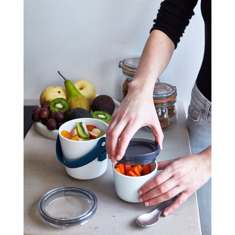 Black+Blum Lunch Pot – 0,9 L | Lichtgewicht & Lekvrij | Inclusief Vork