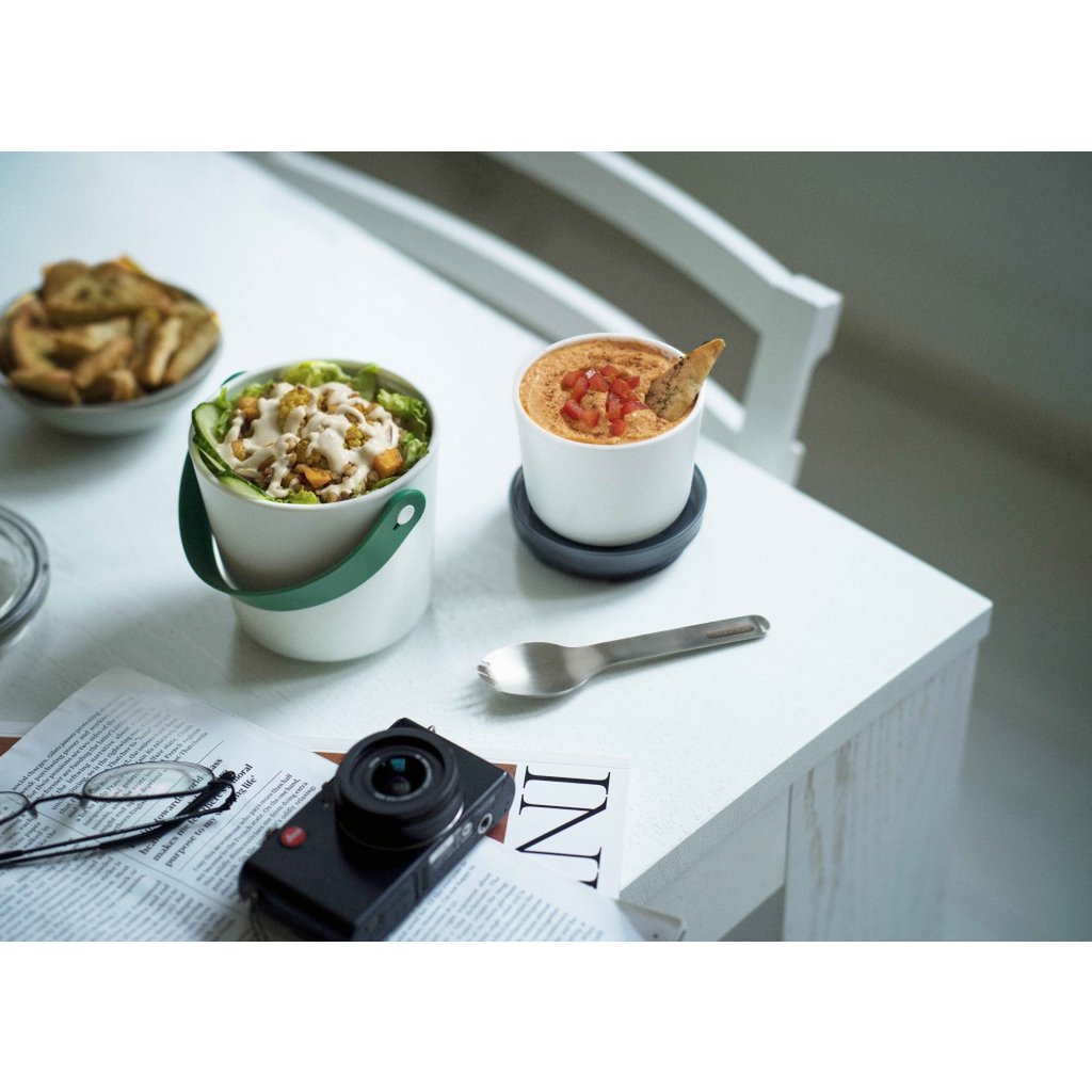 Black+Blum Lunch Pot – 0,9 L | Lichtgewicht & Lekvrij | Inclusief Vork