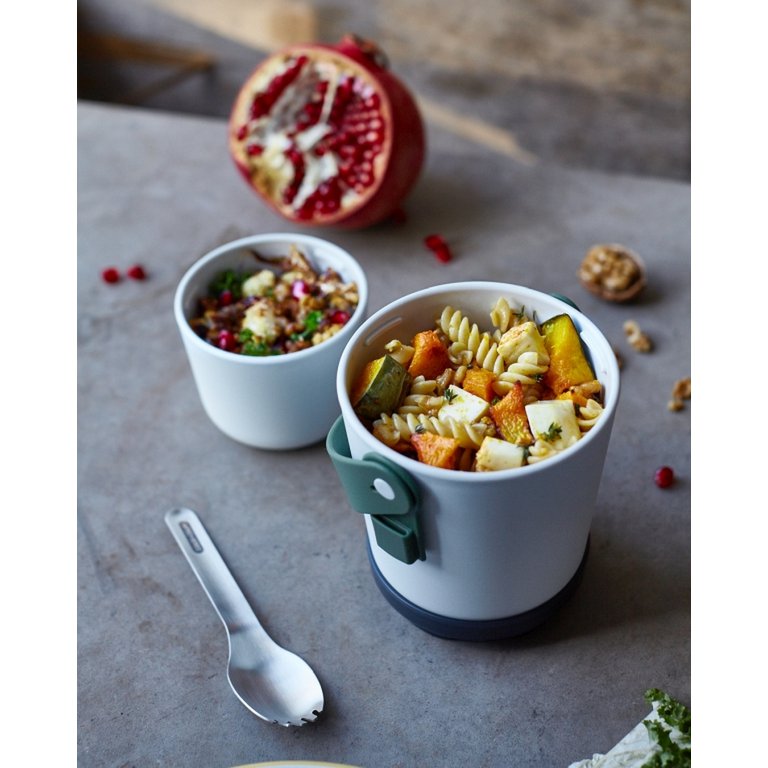 Black+Blum Lunch Pot – 0,9 L | Lichtgewicht & Lekvrij | Inclusief Vork