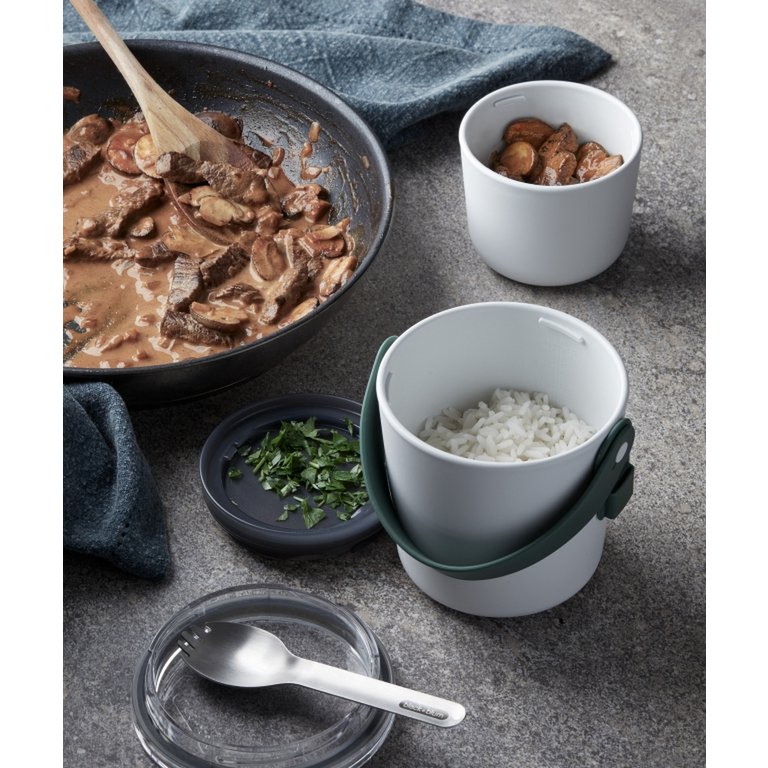 Black+Blum Lunch Pot – 0,9 L | Lichtgewicht & Lekvrij | Inclusief Vork