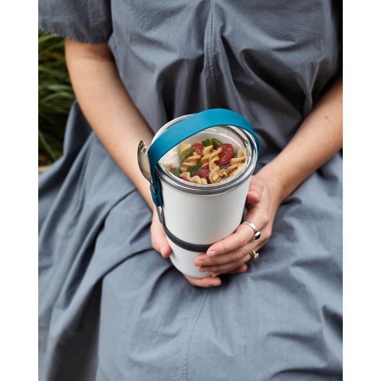 Black+Blum Lunch Pot – 0,9 L | Lichtgewicht & Lekvrij | Inclusief Vork