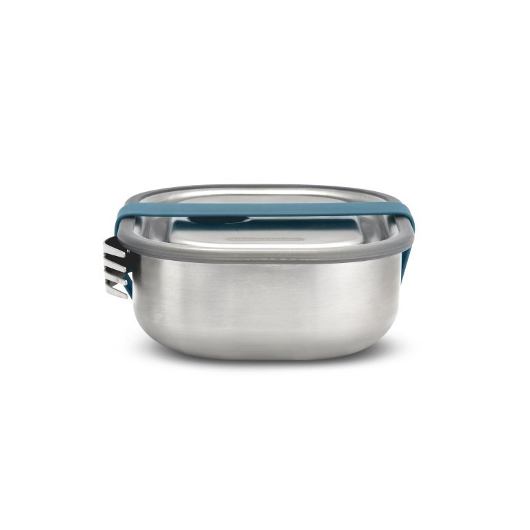 Black+Blum Lunchtrommel – 0,6 L | Lekvrij, Stijlvol & Praktisch | Inclusief Vork & Verdeelvak