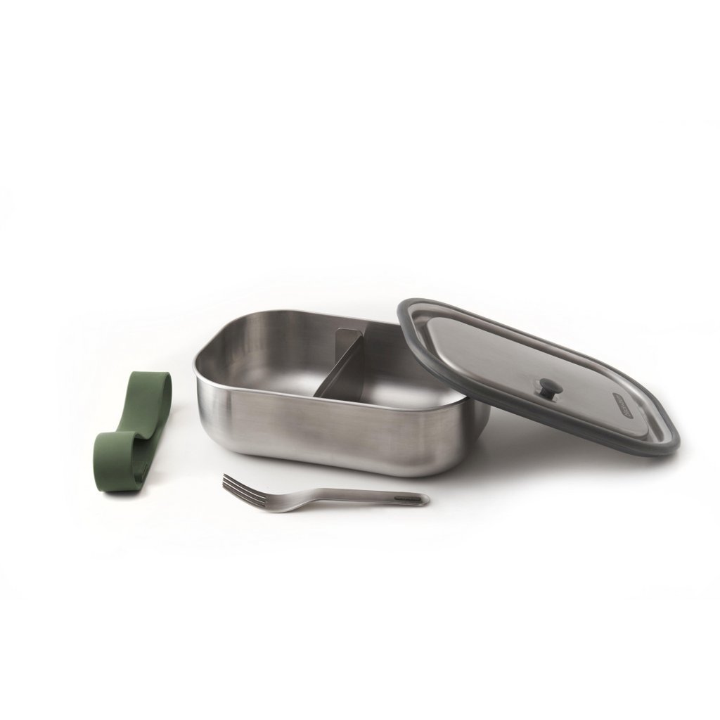 Black+Blum Lunchtrommel – 1L | Lekvrij, Duurzaam & Inclusief Vork |