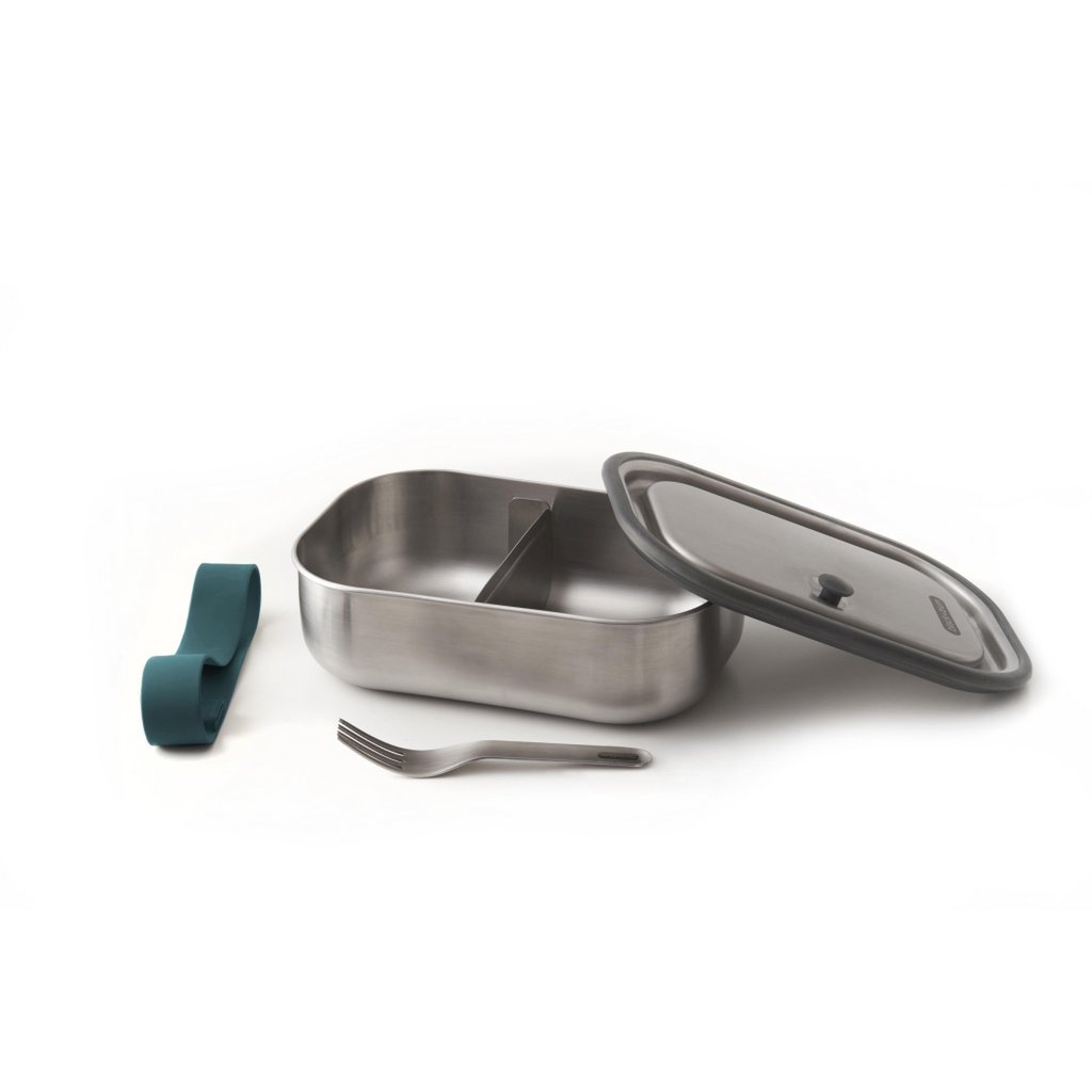 Black+Blum Lunchtrommel – 1L | Lekvrij, Duurzaam & Inclusief Vork |