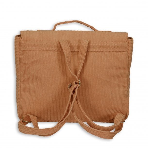 byASTRUP® Retro Rugzak – Corduroy | Voor iPad, Etui & A4 | 27,5x22x7 cm