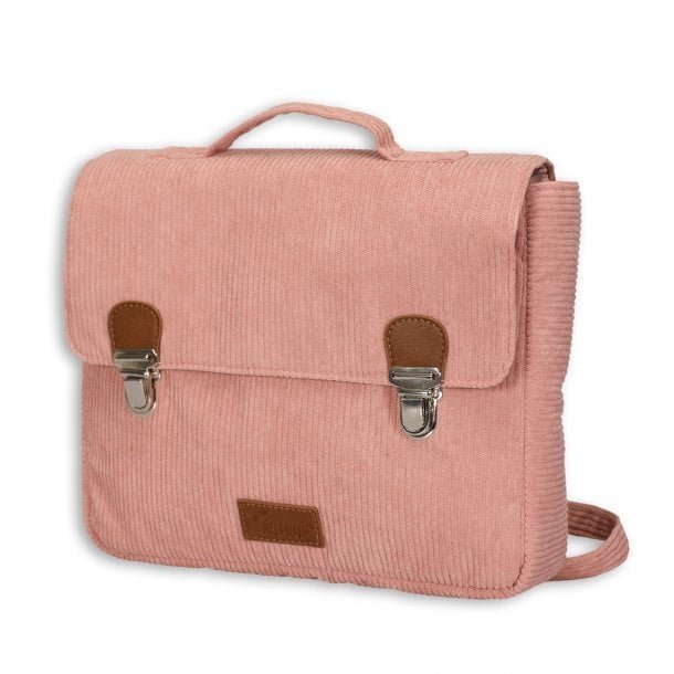byASTRUP® Rugzak – Roze | Retro Corduroy | Voor iPad, Etui & A4-schetsblok