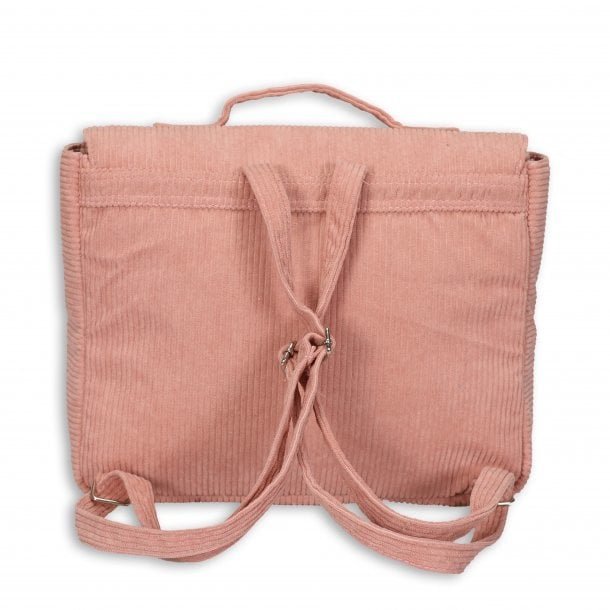 byASTRUP® Rugzak – Roze | Retro Corduroy | Voor iPad, Etui & A4-schetsblok