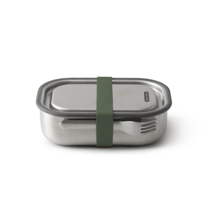 Black+Blum Lunchtrommel – 1L | Lekvrij, Duurzaam & Inclusief Vork |