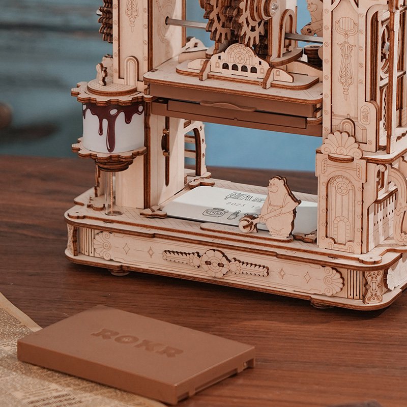 3D Houten Puzzel Printing Press