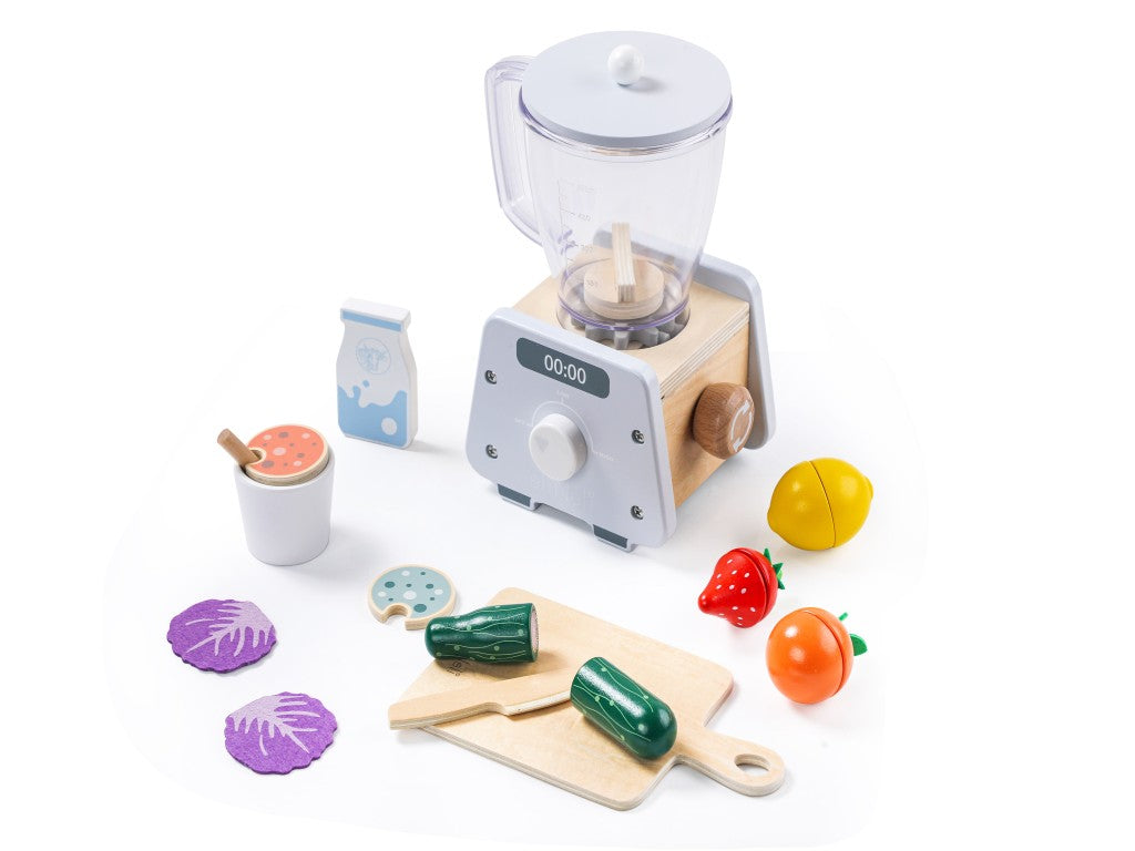 🍓 Houten Smoothie Blender Speelset