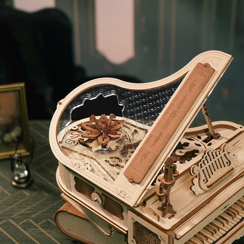 Hout 3D Puzzel Magic Piano