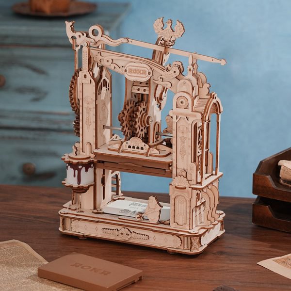 3D Houten Puzzel Printing Press