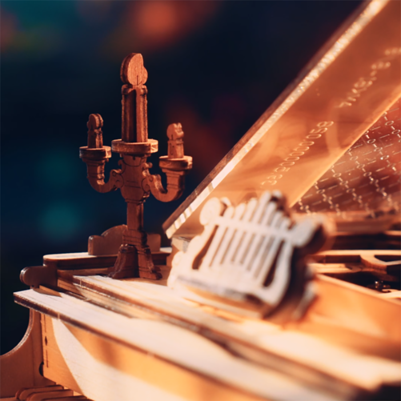 Hout 3D Puzzel Magic Piano
