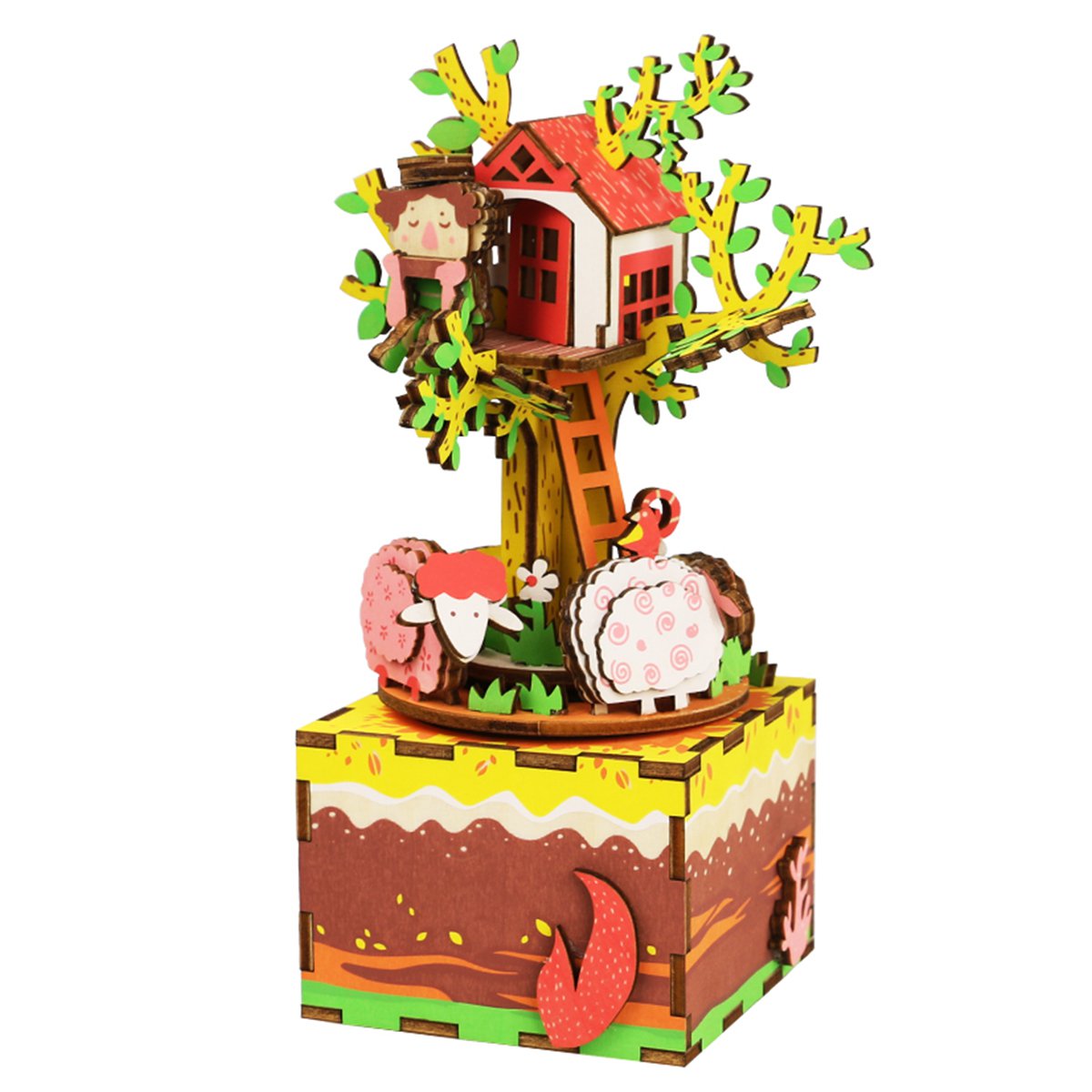 Muziekdoos 3D Tree House
