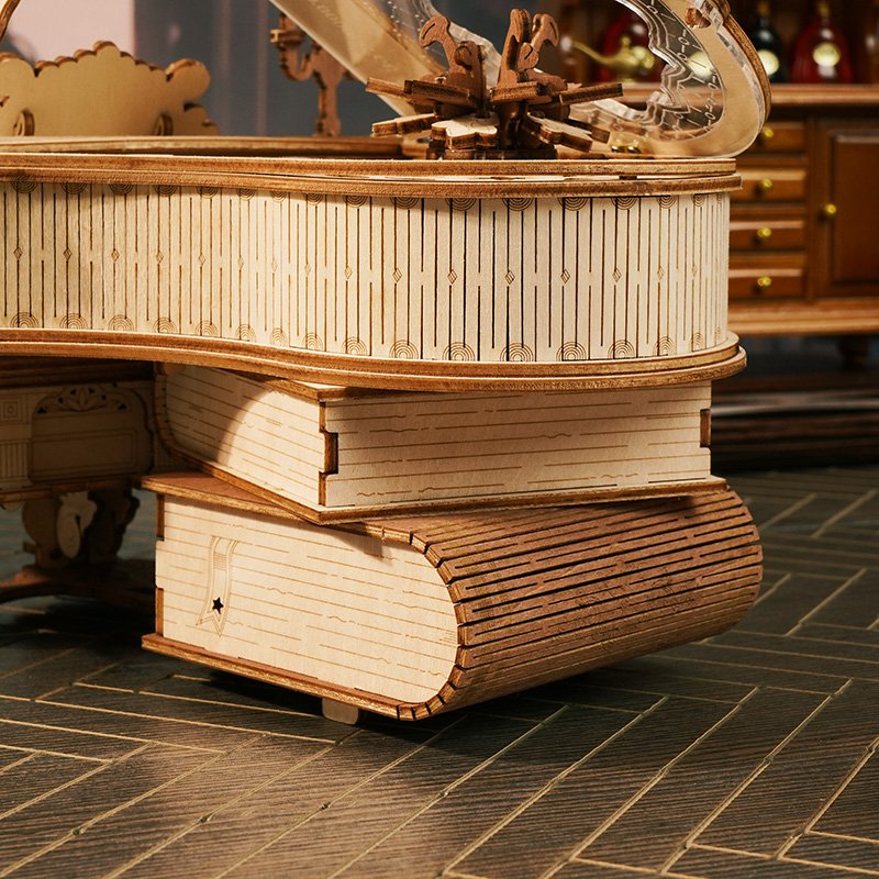 Hout 3D Puzzel Magic Piano