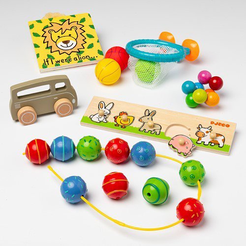 Finn’s Toy Box – Schattig & Educatief Kraamcadeau voor Baby’s (0–3 maanden)