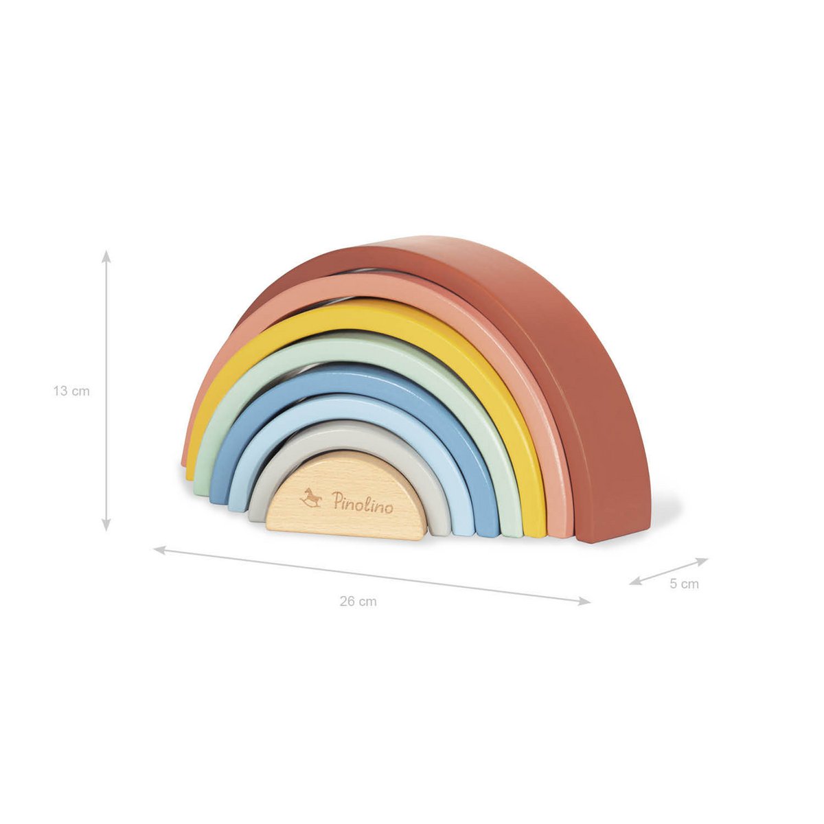 Arc-en-ciel en bois 'Ruby'