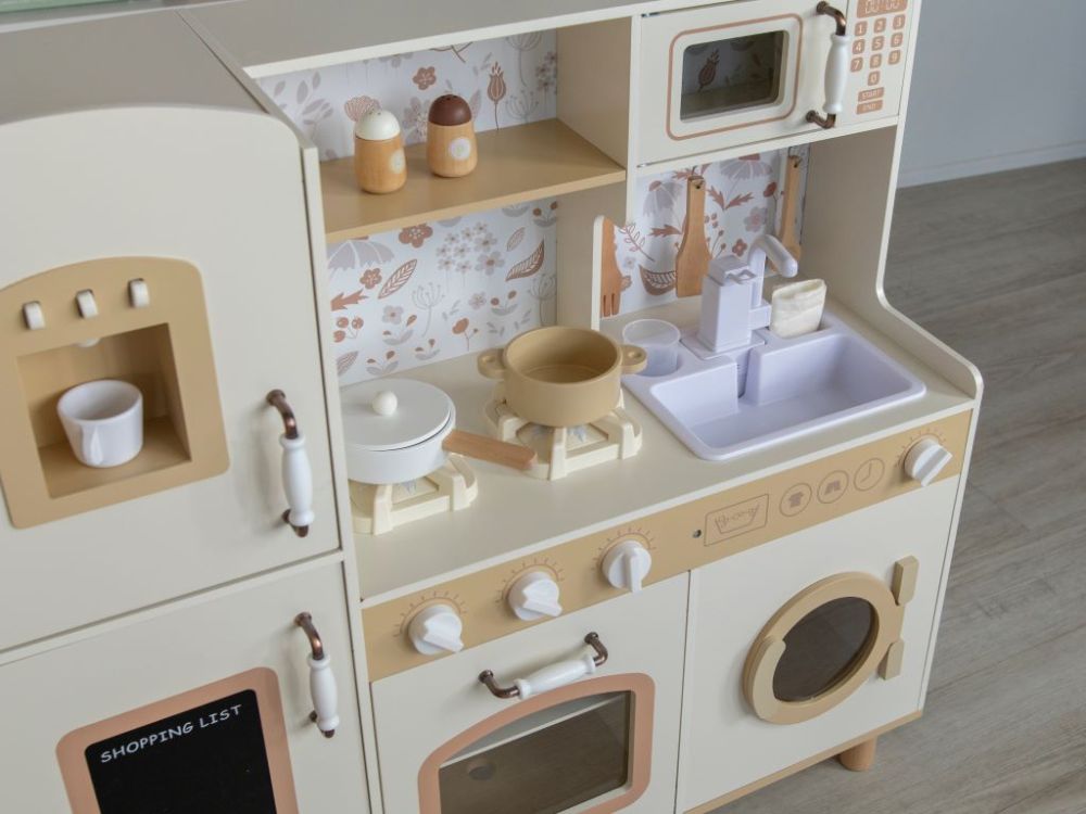 🍳 Snug & Smart Houten Speelkeuken – Met Licht & Geluid - VOF Snug & Smart