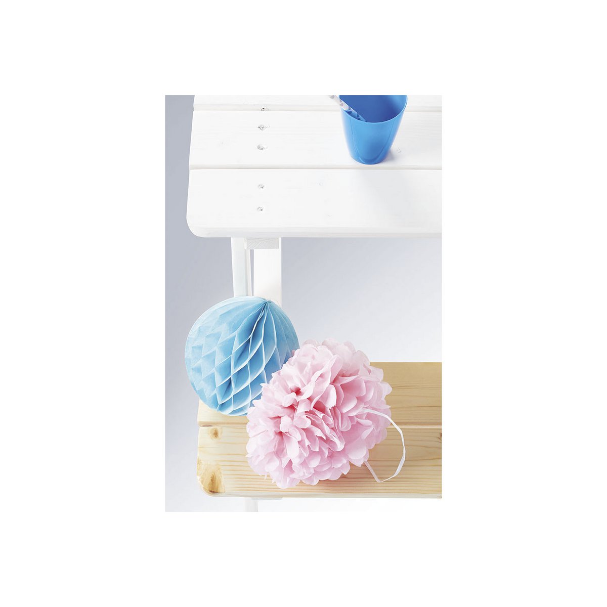Kinderpicknickbank 'Nicki für 4', wit - VOF Snug & Smart