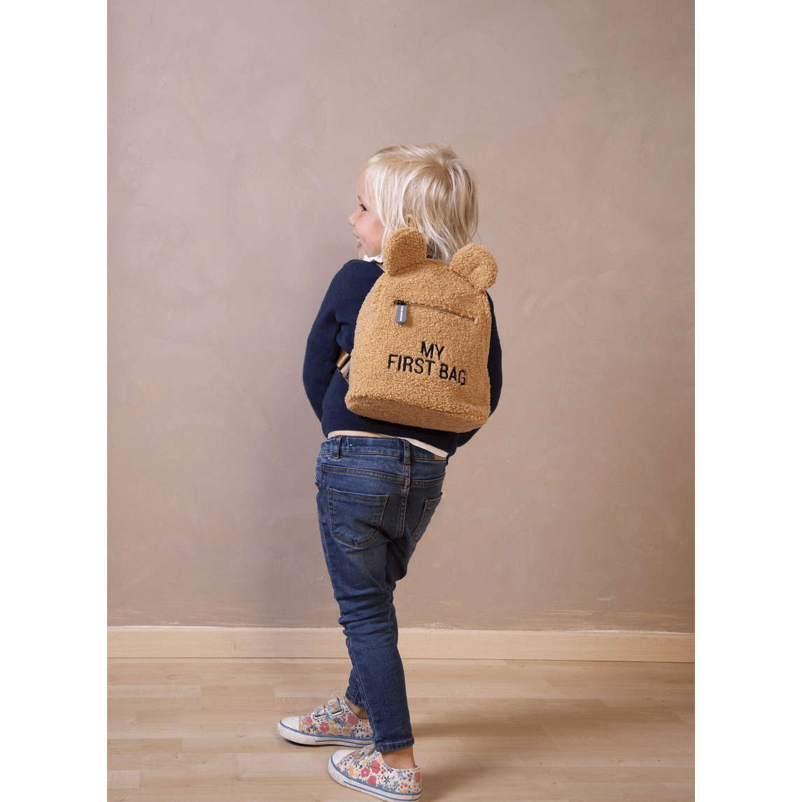 Kiss Couture Mini Rugzak – Bruin | Compact & Elegant | 20 x 8 x 24 cm