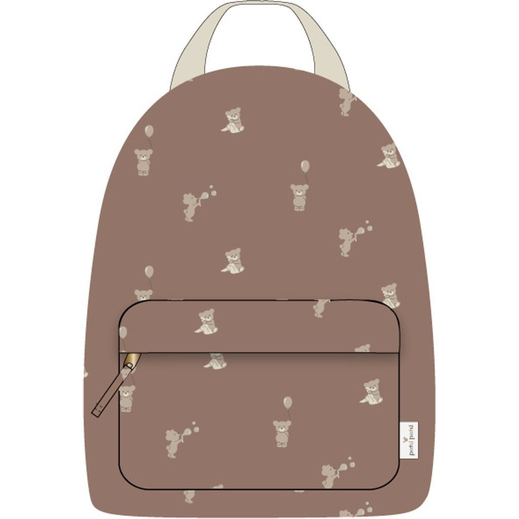 Petú Petú Mona Rugtas – Beige | Kinder Rugzak | Licht & Compact